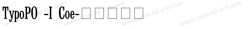 TypoPRO D-DIN Conden字体转换